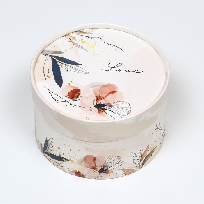 Набор шляпных коробок 3 в 1,"Love",16 х 10,14 х 9,13 х 8,5 см