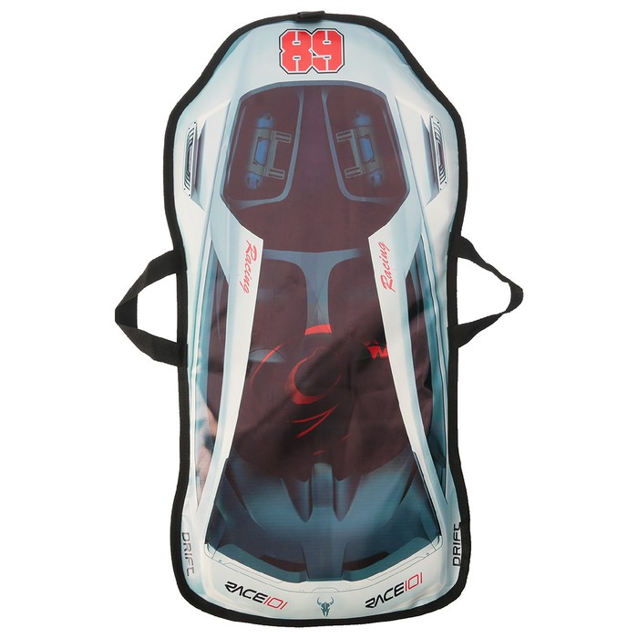 Санки-ледянки «Машинка № 12», 74х35 см, цвета МИКС Санки-ледянки «Машинка № 12», 74х35 см, цвета МИКС