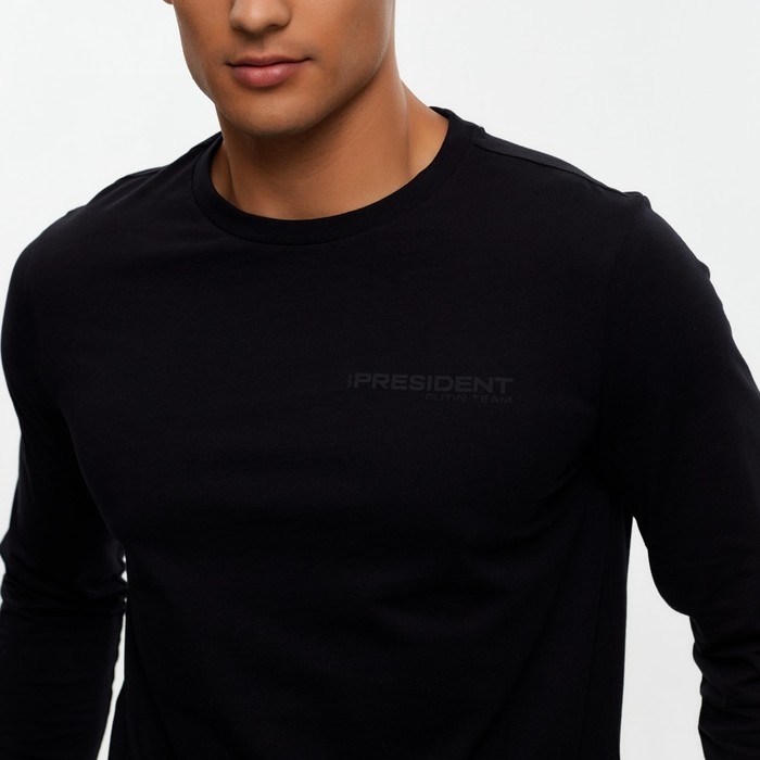 Лонгслив President, размер XL, цвет чёрный