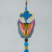 Подвеска текстиль "Бабочка" голубая 2х6,5х27 см Подвеска текстиль "Бабочка" голубая 2х6,5х27 см