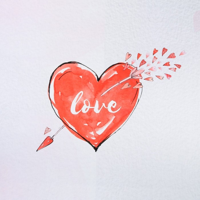 Коробка подарочная складная, упаковка, &laquo;Любовь вокруг&raquo;, 31 х 25.5 х 16 см