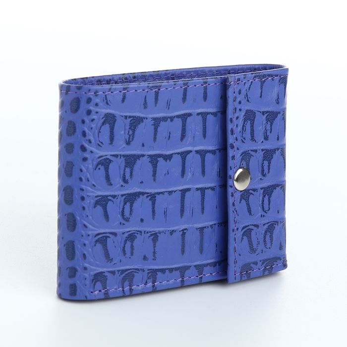 Кошелёк женский на кнопке, TEXTURA, цвет лиловый Кошелёк женский на кнопке, TEXTURA, цвет лиловый