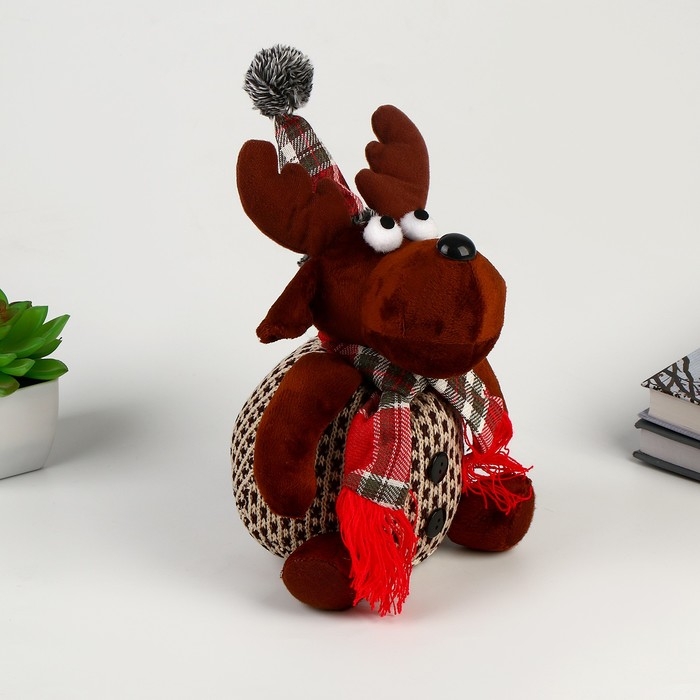 Мягкая игрушка «Олень с шарфиком» Мягкая игрушка «Олень с шарфиком»