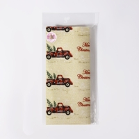 Новый год! Лоскут &laquo;Машинка с ёлками&raquo;, 48 &times; 48 см