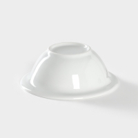 Тарелка фарфоровая «Сирень», 550 мл, d=17 см, цвет белый Тарелка фарфоровая «Сирень», 550 мл, d=17 см, цвет белый