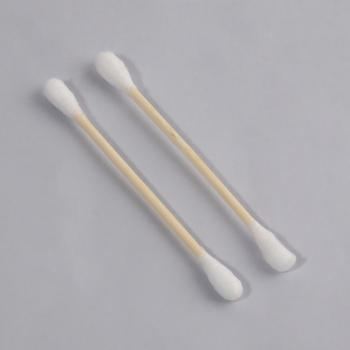 Ватные палочки на деревянной основе, биоразлагаемые, 7 см, 300 шт, в пластиковом органайзере