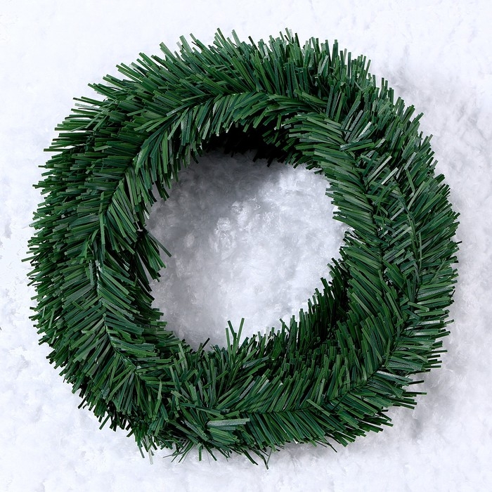 Новый год! Проволока для поделок и декора &laquo;Хвоя&raquo;длина &mdash; 5 м, диаметр &mdash; 3,5 см, цвет зелёный