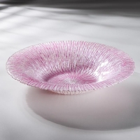Блюдо сервировочное &laquo;Аметист&raquo;, d=30 см, цвет розовый