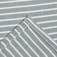 Набор кухонных полотенец Доляна &laquo;Полосы&raquo;, 40х70см- 2шт, серый, 50%п/э, 50%хл