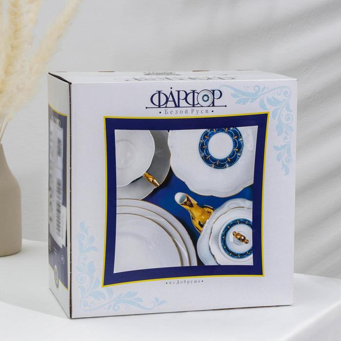 Сервиз чайный фарфоровый &laquo;Букет цветов&raquo;, 15 предметов