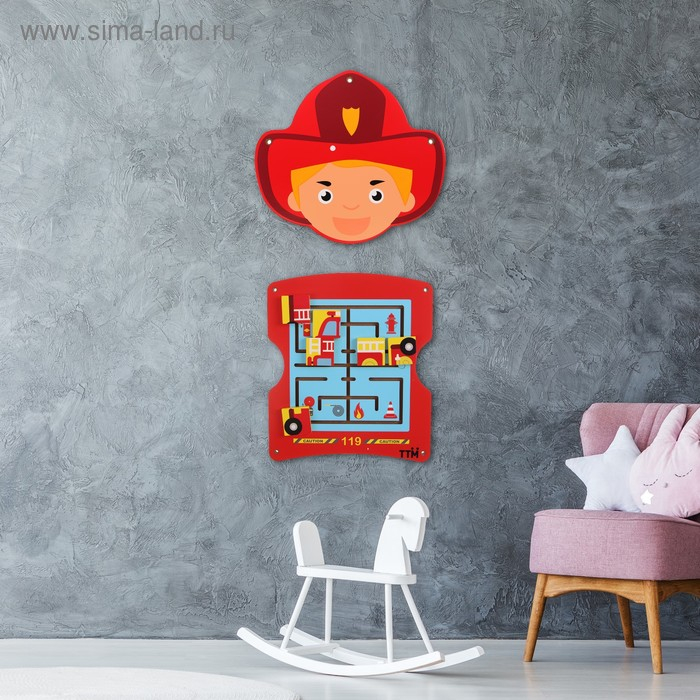 Бизиборд из составных частей «Професии» на стену 3 шт., 58×107 см Бизиборд из составных частей «Професии» на стену 3 шт., 58×107 см