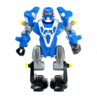 Конструктор-машина &laquo;Мега робот&raquo;, 3 в 1, со световым шуруповёртом, работает от батареек