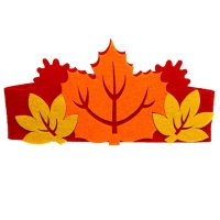 Карнавальный набор &laquo;Краски осени&raquo;: повязка и листья