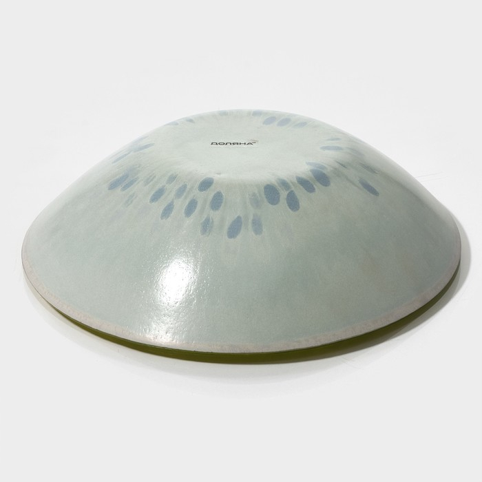 Салатник стеклянный Доляна «Романтичный киви», 920 мл, 22×5 см Салатник стеклянный Доляна «Романтичный киви», 920 мл, 22×5 см