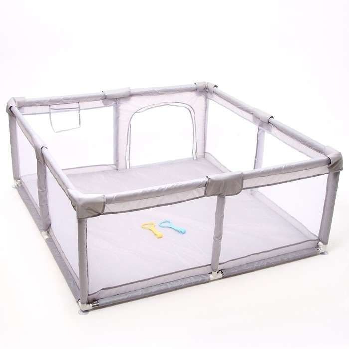 Манеж детский &laquo;Серый&raquo;, 150х150х68 см