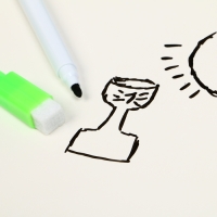 Игровой набор лабиринт &laquo;Футбол&raquo;, маркерная доска, 2 &times; 23 &times; 27,5 см