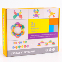 Развивающий набор &laquo;Камешки&raquo;, 24 &times; 19,5 &times; 6 см, 36 камешков + книга с заданиями