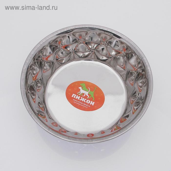 Миска утяжеленная рельефная, с силиконовым основанием, 300 мл Миска утяжеленная рельефная, с силиконовым основанием, 300 мл