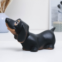 Копилка "Такса" чёрная, 25х12х15см Копилка "Такса" чёрная, 25х12х15см