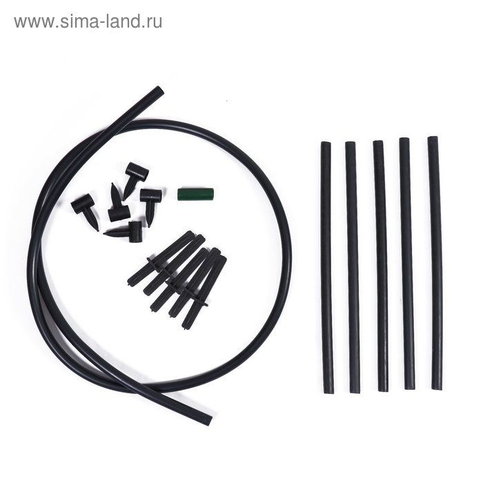 Кустодержатель, d = 80 см, h = 50 см, ножка d = 2 см, пластик, чёрный, &laquo;Смородина +&raquo;