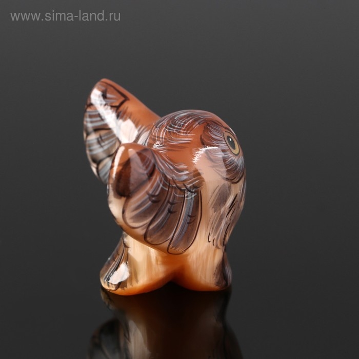 Сувенир &laquo;Совенок с крыльями&raquo;, 4,5x5,5 см, селенит