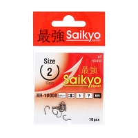 Крючки Saikyo KH-10008 Idumezina BN № 2, 10 шт Крючки Saikyo KH-10008 Idumezina BN № 2, 10 шт
