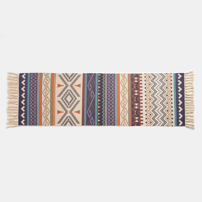 Коврик Этель "Грани" 60*180 см, 50% хл, 50% п/э