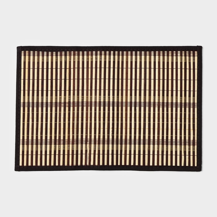 Салфетка сервировочная на стол &laquo;Кант&raquo;, 44&times;30 см, цвет коричневый