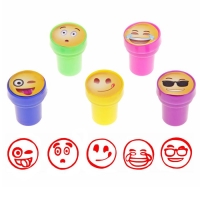 Печать цветная «Смайлы», набор 5 шт., диаметр — 2 см, МИКС Печать цветная «Смайлы», набор 5 шт., диаметр — 2 см, МИКС