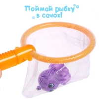 Магнитная рыбалка для детей «Морские жители», 1 удочка , 1 сачок, 6 игрушек, цвета МИКС Магнитная рыбалка для детей «Морские жители», 1 удочка , 1 сачок, 6 игрушек, цвета МИКС