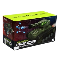 Танк радиоуправляемый &laquo;Боец&raquo;, работает от аккумулятора, стреляет гидрогелевыми пулями, цвет зелёный