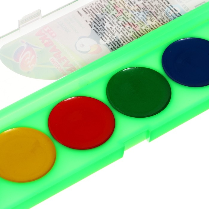 Акварель "Луч" ZOO, 6 цветов, без кисти