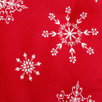 Сидушка на стул &laquo;Белые снежинки&raquo; 42х42х5 см, 100% хлопок, 164 г/м2