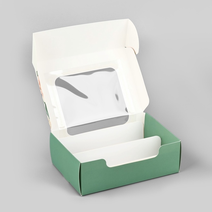 Коробка для эклеров с вкладышами «Самой милой», 15 х 10 х 5 см Коробка для эклеров с вкладышами «Самой милой», 15 х 10 х 5 см