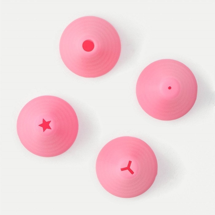 Шприц кондитерский Доляна «Фобос», 4 насадки, 15×2,5×2,5 см, цвет розовый Шприц кондитерский Доляна «Фобос», 4 насадки, 15×2,5×2,5 см, цвет розовый