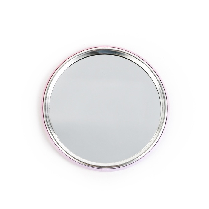 Зеркало карманное новогоднее &laquo;Новый год: Милая змейка&raquo;, диам.7 см