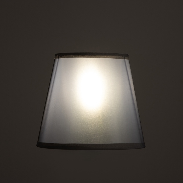 Абажур Е27 серый 15х15х13 см Абажур Е27 серый 15х15х13 см