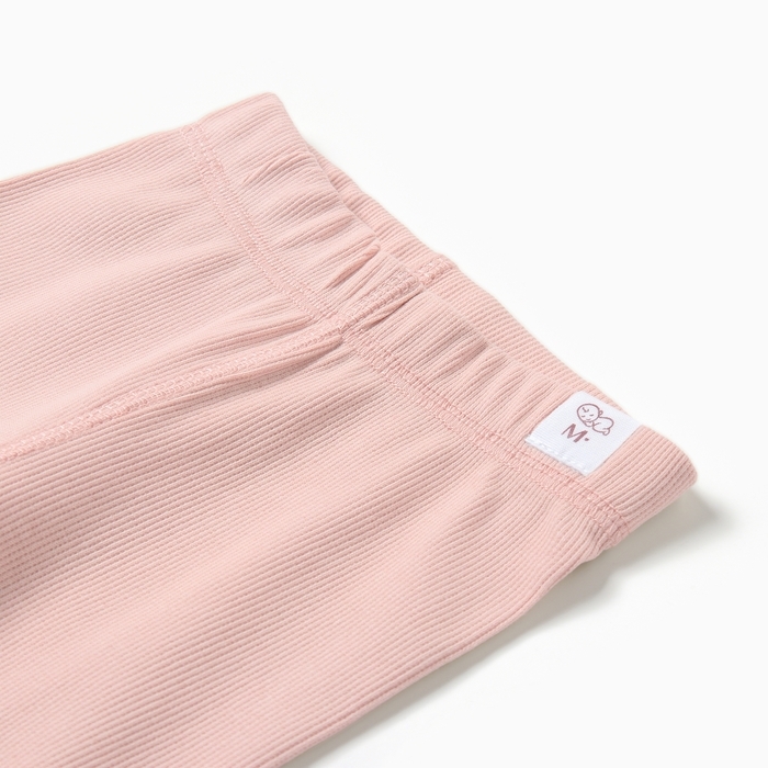 Штанишки детские MINAKU: Basic Line BABY, цвет пудрово-розовый, рост 86-92