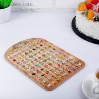 Доска разделочная сувенирная "Калорийность 1", 19,5&times;27,5 см