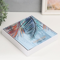 Фотоальбом на 100 фото 10х15 см "Пальмовые листья на белых дощечках" 22х4х23 см Фотоальбом на 100 фото 10х15 см "Пальмовые листья на белых дощечках" 22х4х23 см