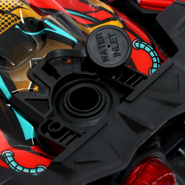 Машина радиоуправляемая &laquo;Гоночная&raquo;, работает от аккумулятора, эффект дыма, световые эффекты, цвет красный