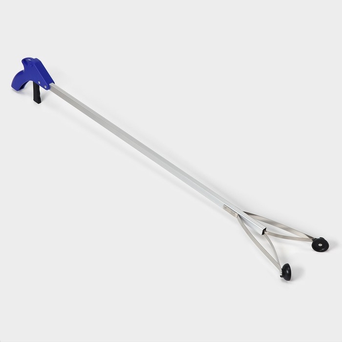 Захват для мусора алюминиевый, 99х12,5 см, ПВХ держатели Захват для мусора алюминиевый, 99х12,5 см, ПВХ держатели