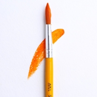 Кисть для рисования синтетика круглая № 11 Кисть для рисования синтетика круглая № 11