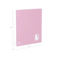 Тетрадь 48 листов в клетку ErichKrause "CoverProBook Brave cats", пластиковая обложка с тиснением, шелкография, блок офсет 100% белизны, микс Тетрадь 48 листов в клетку ErichKrause "CoverProBook Brave cats", пластиковая обложка с тиснением, шелкография, блок офсет 100% белизны, микс