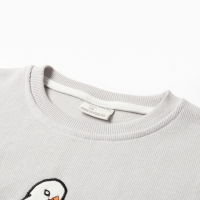 Свитшот детский, цвет серый, рост 116 см