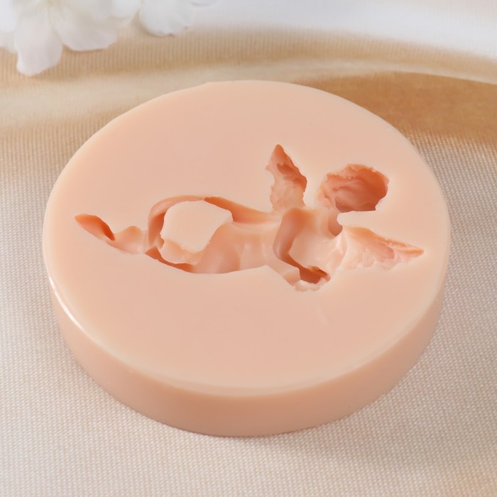 Молд силикон Молд силикон "Ангел с арфой" 8,4х5х1,7 см