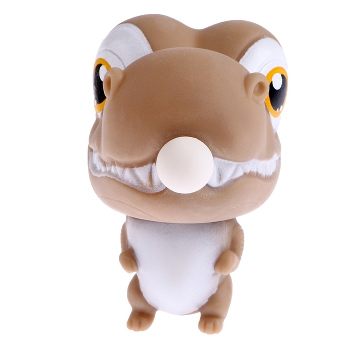 Мялка &laquo;Динозаврик&raquo; надувает шарик