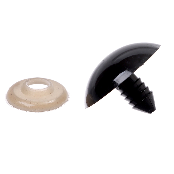 Глаза винтовые с заглушками, набор 4 шт., размер 1 шт. — 3 см, цвет чёрный Глаза винтовые с заглушками, набор 4 шт., размер 1 шт. — 3 см, цвет чёрный