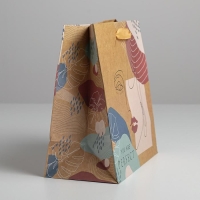 Пакет подарочный крафтовый квадратный, упаковка, &laquo;You are perfect&raquo;, 22 х 22 х 11 см