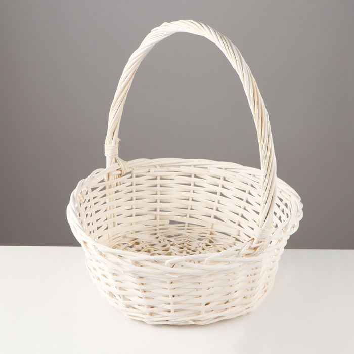 Набор корзин &laquo;Плетёнка&raquo;, 3 шт, 38&times;13/41 см, 34&times;11/38 см, 30&times;9/34 см, ива